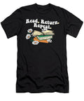 3 Librarian Read Return Repeat Library Worker Book Lover Maximus Designs T-Shirt