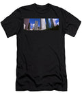 3 Low Angle View of Buildings in a City Panoramic Images T-Shirt
