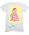 3 Man Laying Down Welcome Mat Csa Images T-Shirt