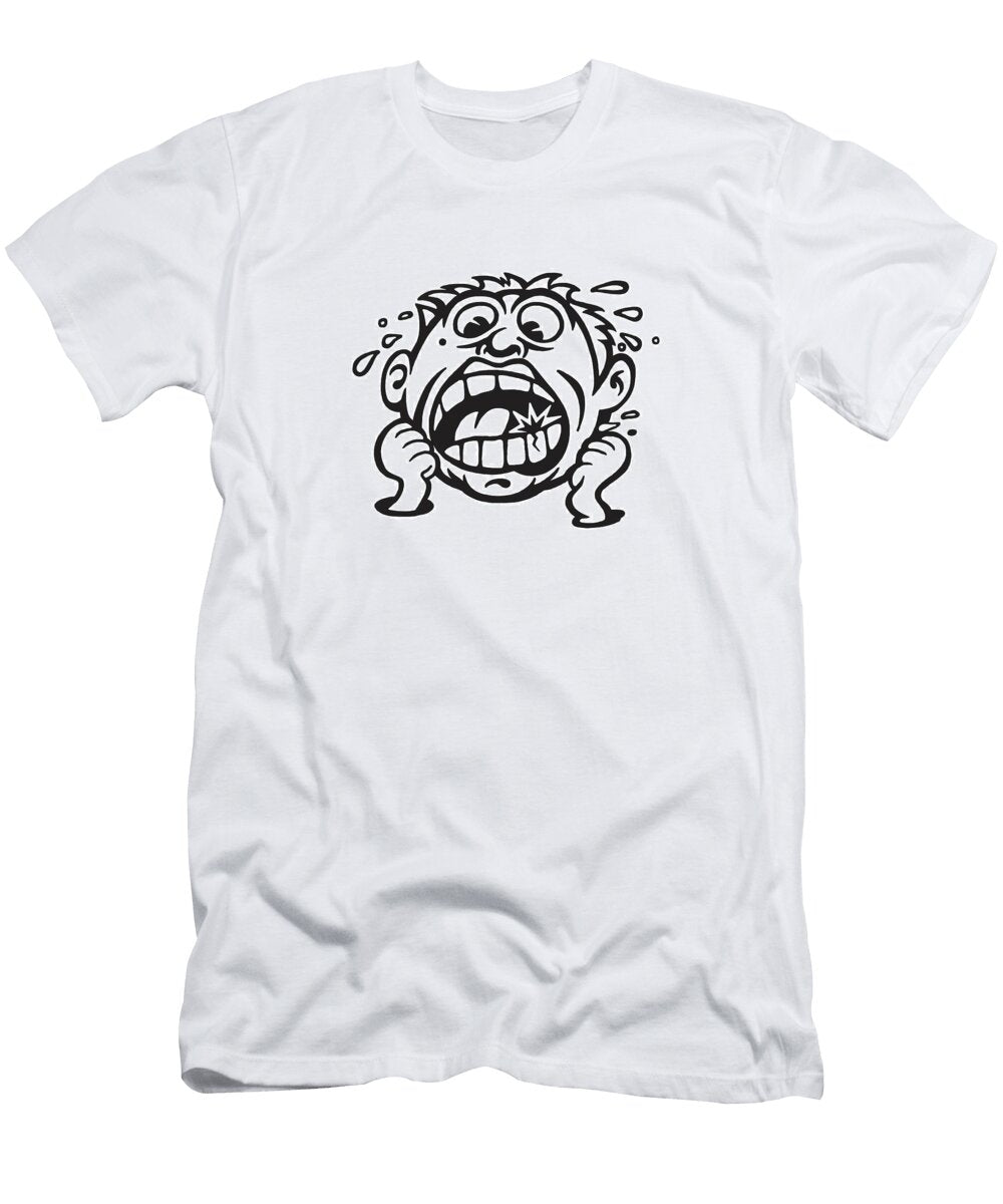3 Man with Toothache Csa Images T-Shirt
