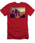 3 Mandan Indians in a Jack Kirby Style Gentle and By Asar Studios Celestial Images T-Shirt