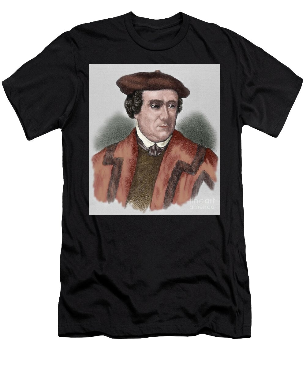 3 Martin Luther 1483 1546 Unknown Artist T-Shirt