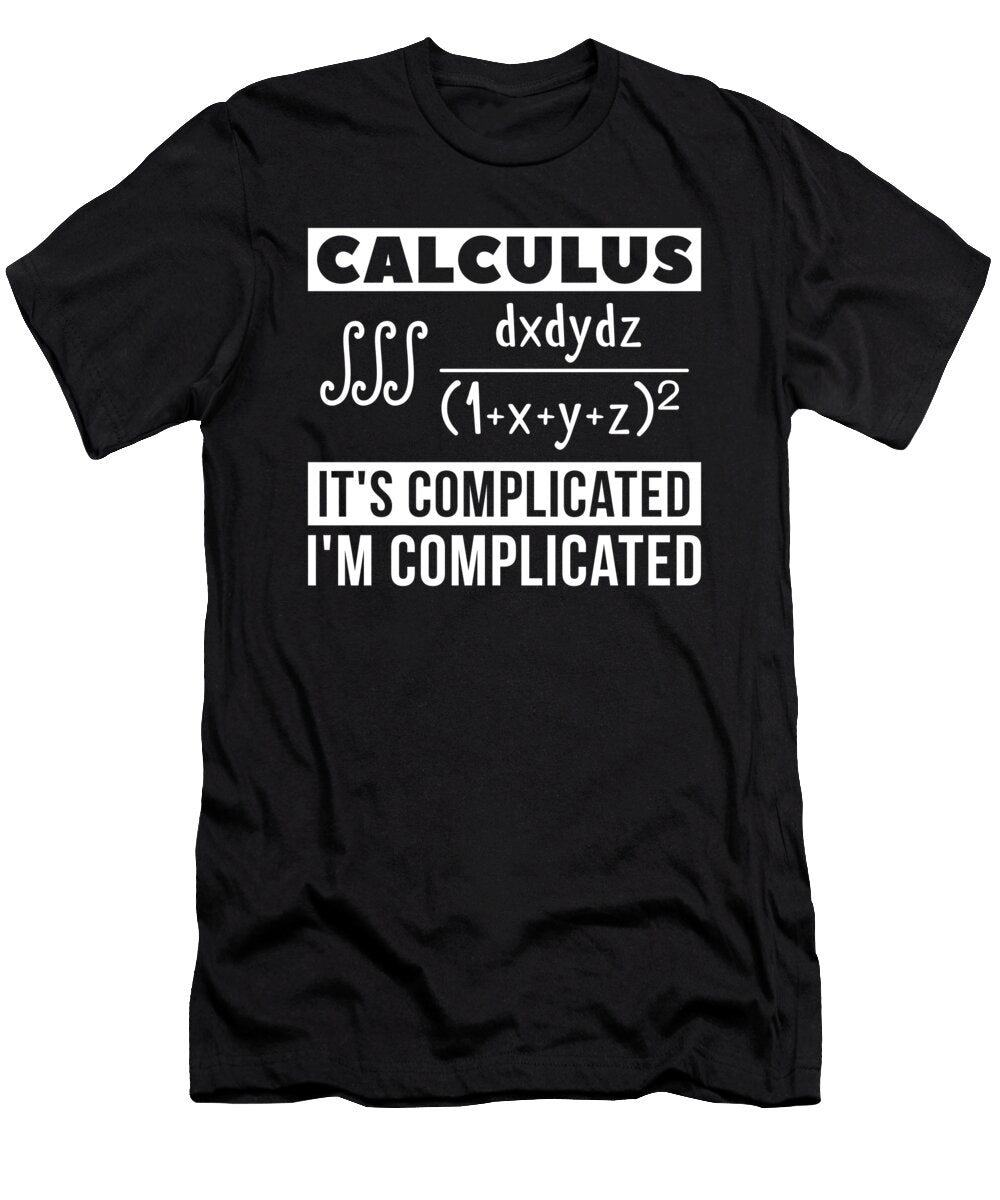 3 Math Calculus Mathematics Mathematician Calculus Crazy Squirrel T-Shirt