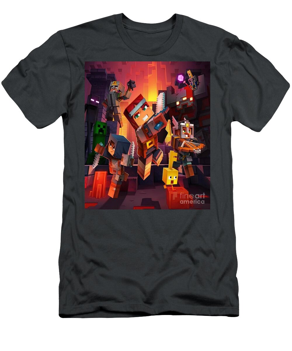 3 Minecraft Dungeons Shaw Heather T-Shirt