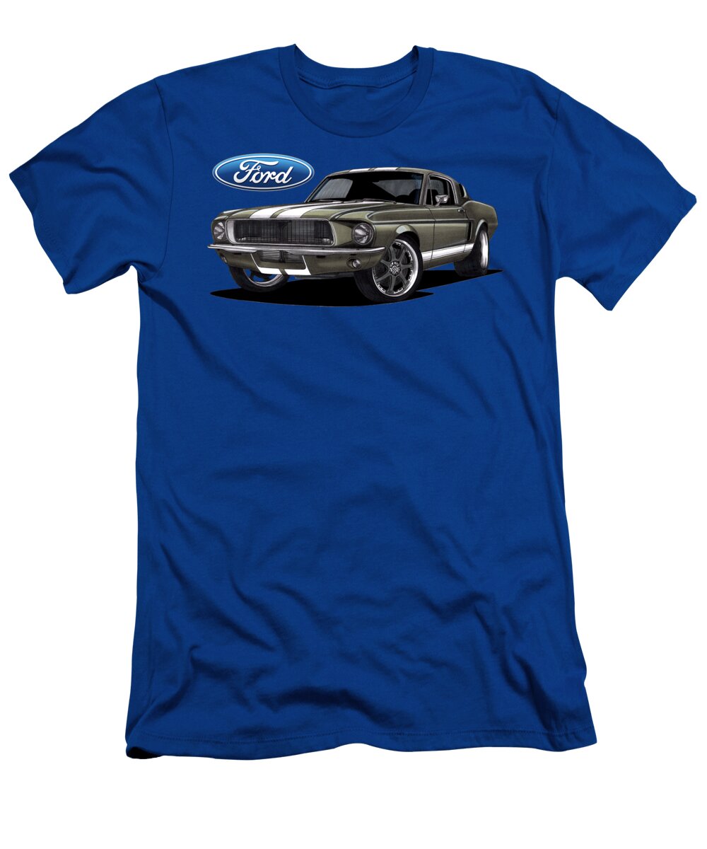 3 Movie Car Ford Mustang Fastback 1967 Rb26dett Fast and Furious Tokyo Drift Vladyslav Shapovalenko T-Shirt