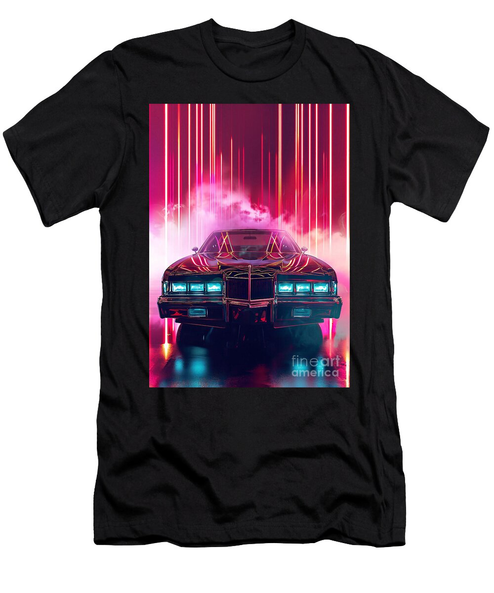 3 Muscle Classic American Car Pontiac Grand Prix 22 Clark Leffler T-Shirt