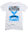 3 Pipe Plumbing Pipefitter Pipes Pipefitting Plumber Florian Dold Art T-Shirt