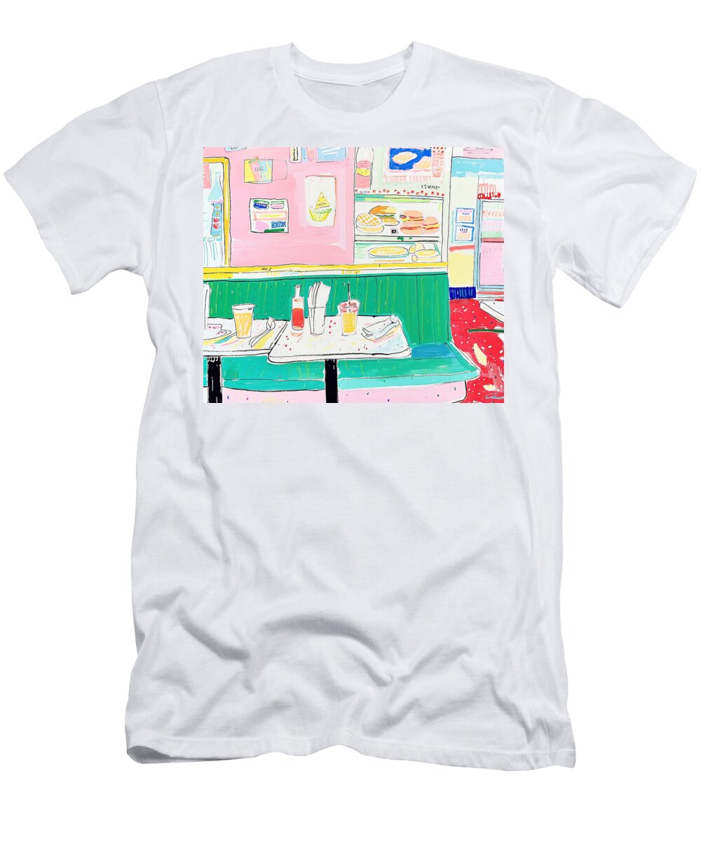 3 Pittsburghs Food and Drink a Series of Paintings Showcasing the Citys Iconic Foods and Drinks I Tommy Mcdaniel T-Shirt