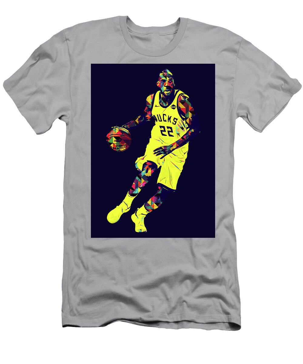 3 Player Player Khris Middleton Khris Middleton Khrismiddleton Jameskhristianmiddleton Milwaukee Bucks Wrenn Huber T-Shirt