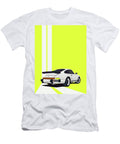 3 Porsche 911 930 Classic Poster Yellow Background Thespeedart T-Shirt