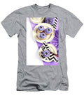 3 Purple Black and White Theme Racing Carnival Party Table Milleflore Images T-Shirt
