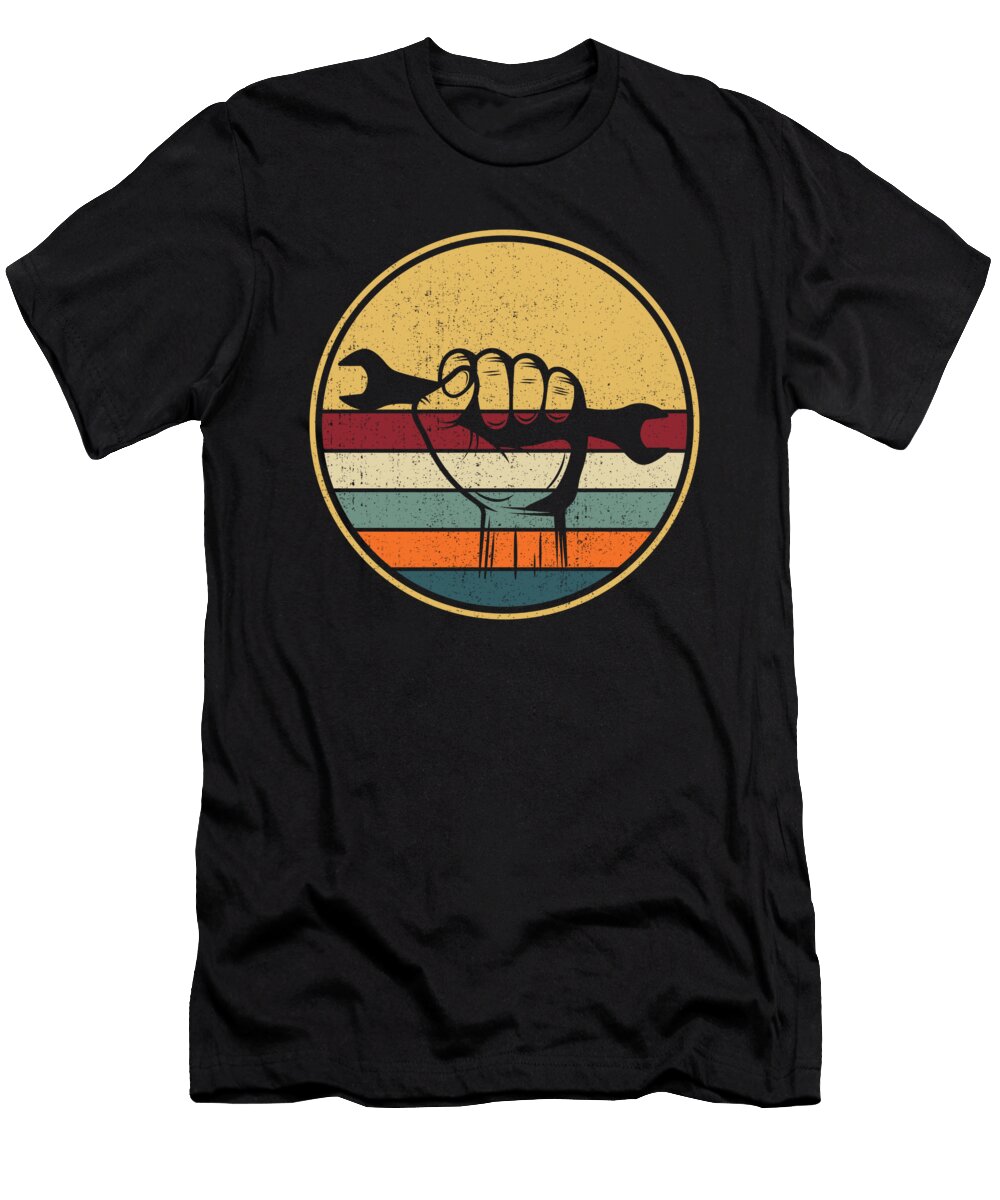 3 Retro Race Car Diesel Mechanic Vintage Garage Jonathan Kraske T-Shirt