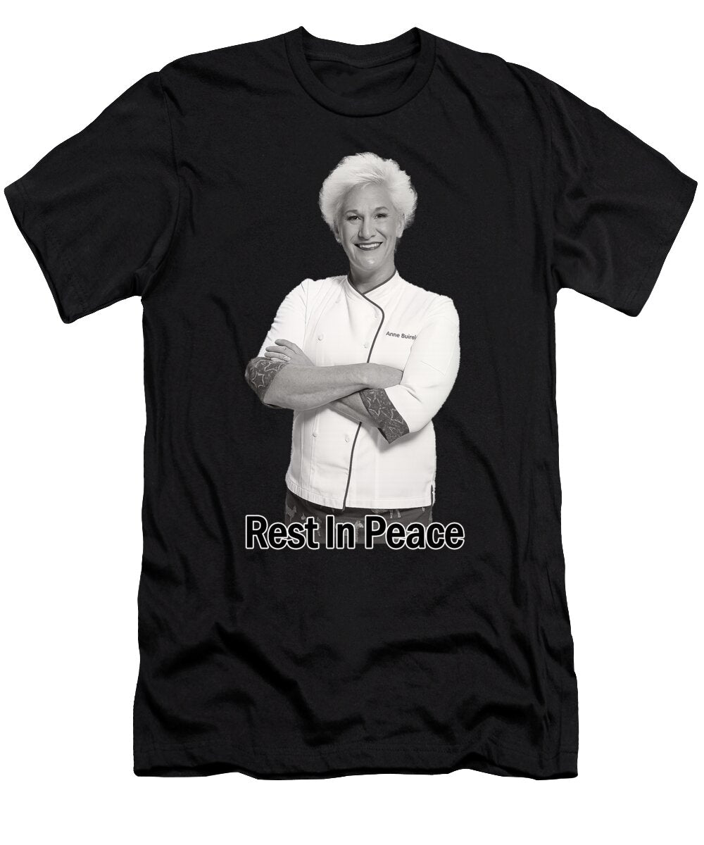 3 Rip Anne Burrell Anne W Burrell Rest in Peace Bebe Sandrine T-Shirt