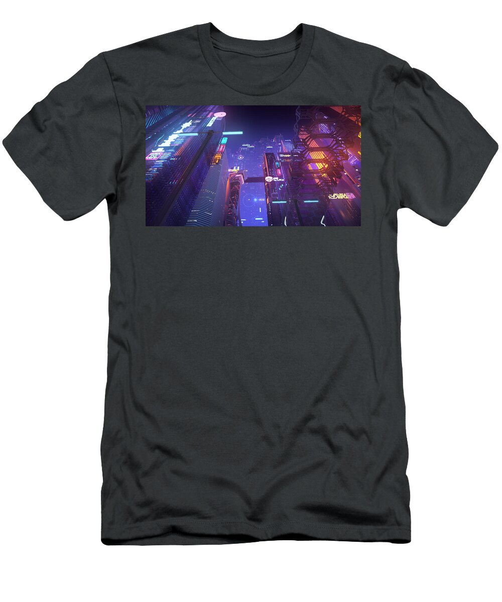 3 Sci Fi Futuristic Sandor Antognoni T-Shirt