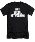 3 Simple Relatable Antisocial Networking Design Muzette Casas T-Shirt