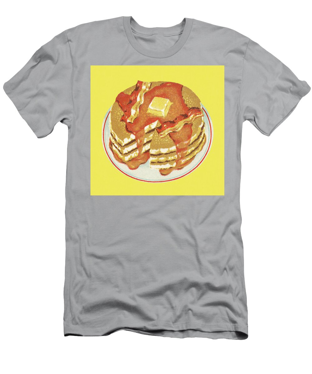 3 Stack of Pancakes Csa Images T-Shirt