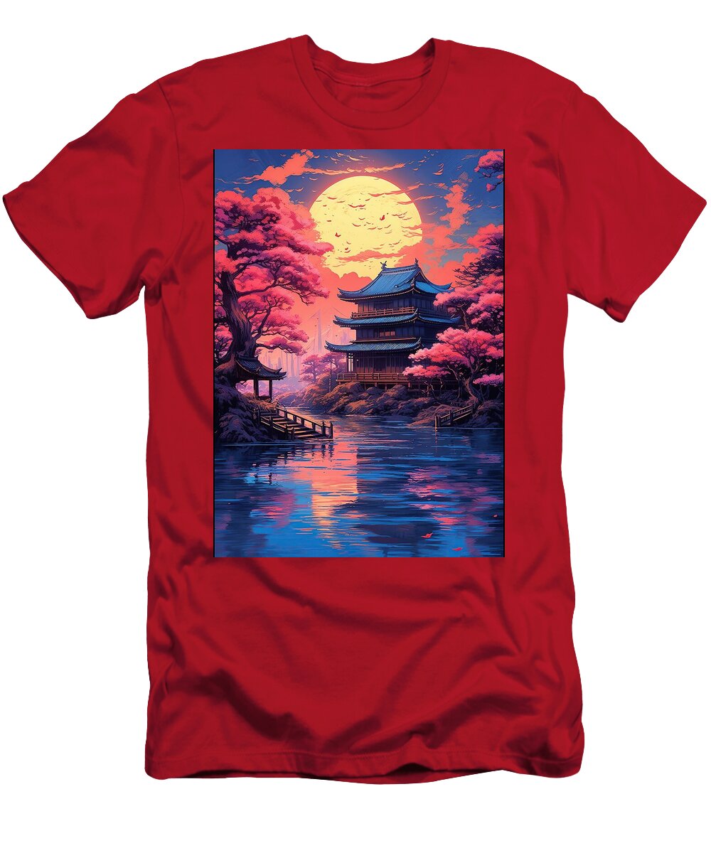 3 Synthwave Japanese Century Discraft Company T-Shirt