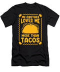 3 Tacos Mexican Foodie Burrito Nacho Toms Store T-Shirt