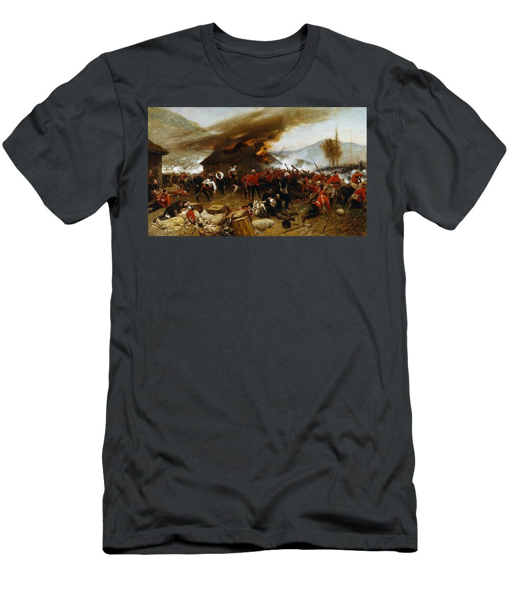 3 the Defence of Rorkes Drift 1879 Alphonse De Neuville T-Shirt