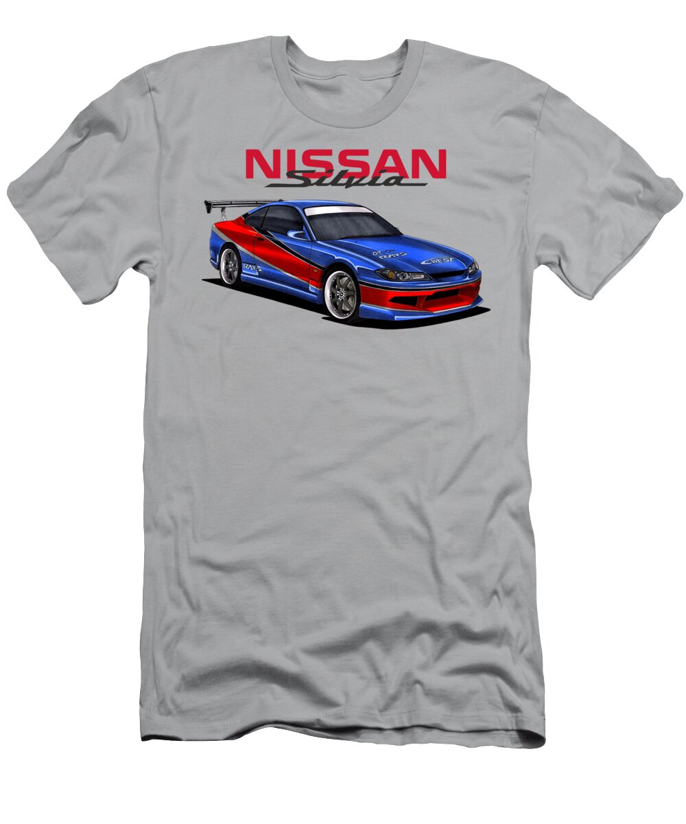3 the Fast and the Furious Tokyo Drift Nissan Silvia S15 Spec S C West Rb26dett Twin Turbo Vladyslav Shapovalenko T-Shirt