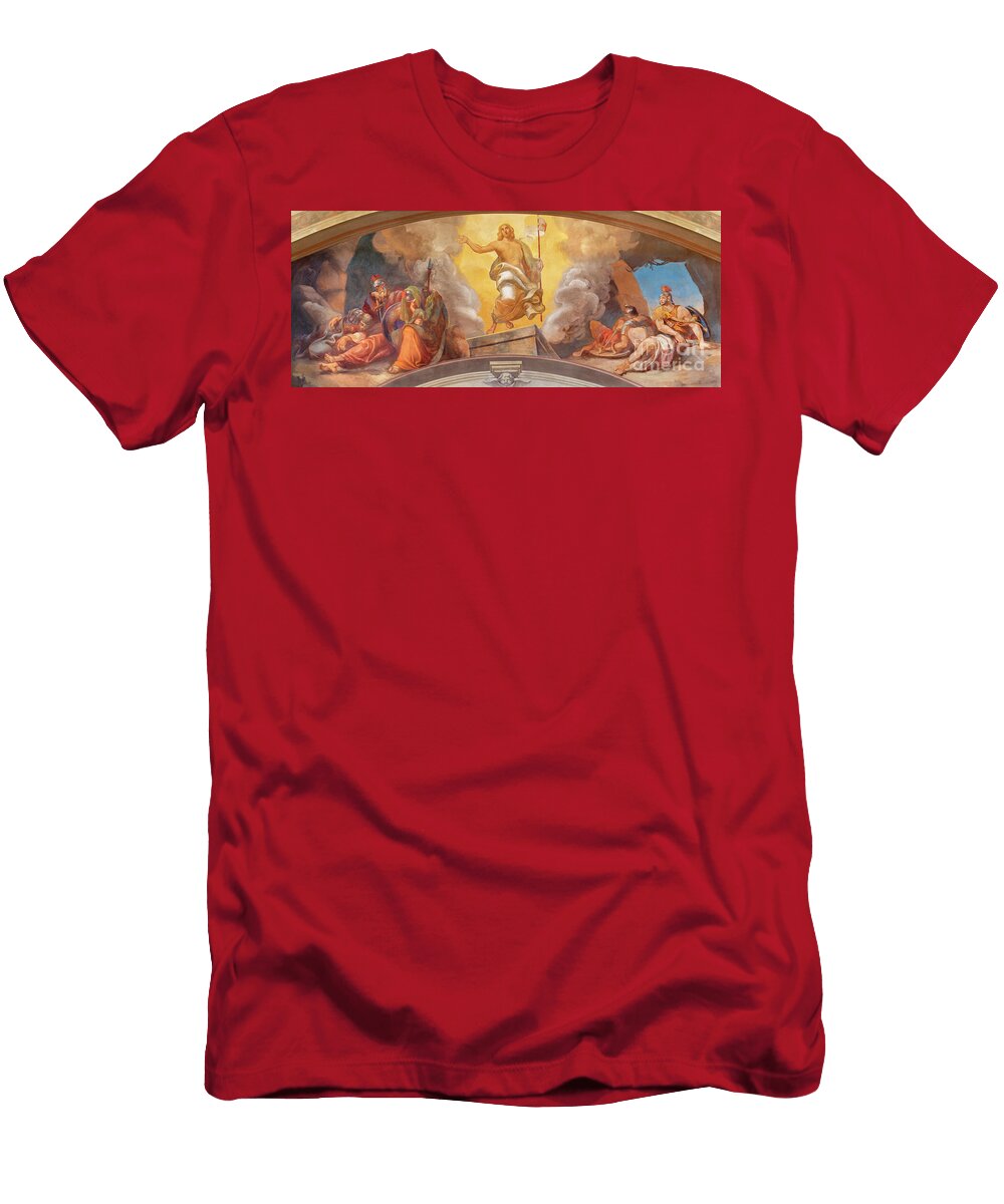 3 the Fresco of Resurrection of Jesus Jozef Sedmak T-Shirt