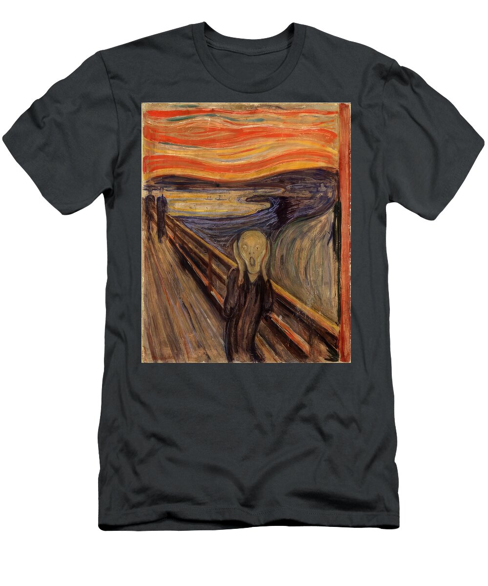 3 the Scream 1893 Edvard Munch T-Shirt