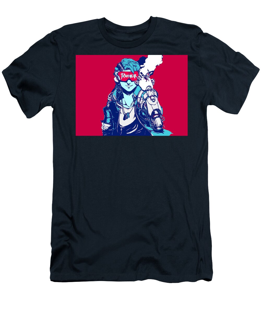 3 Vaporwave Cyber Sandor Antognoni T-Shirt