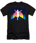 3 Vaporwave Synthwave Marathon Trail Running Greenoptix T-Shirt
