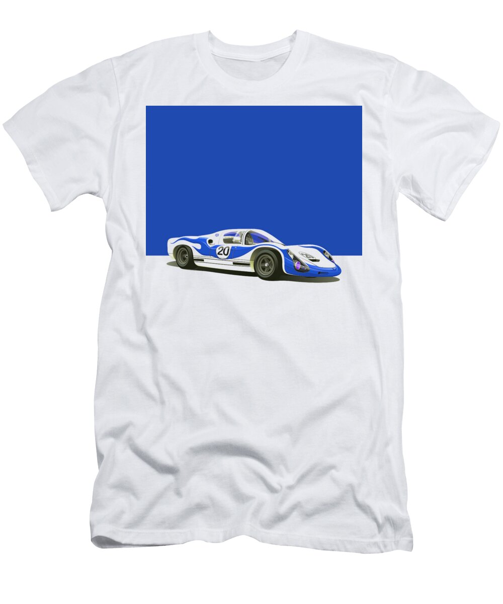 3 Vintage Porsche Lemans Race Car Thespeedart T-Shirt