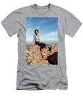 3 Woman Hiking Up Mt Dialbo Terry Schmidbauer T-Shirt