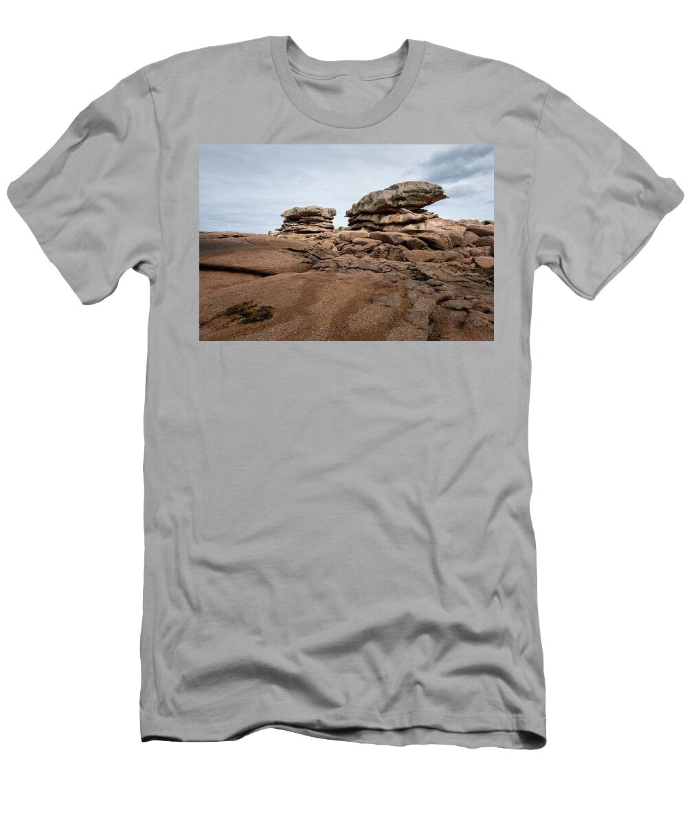 32 Interesting Rock Formation on Pink Granite Coast in Northern Brittany Stefan Rotter T-Shirt