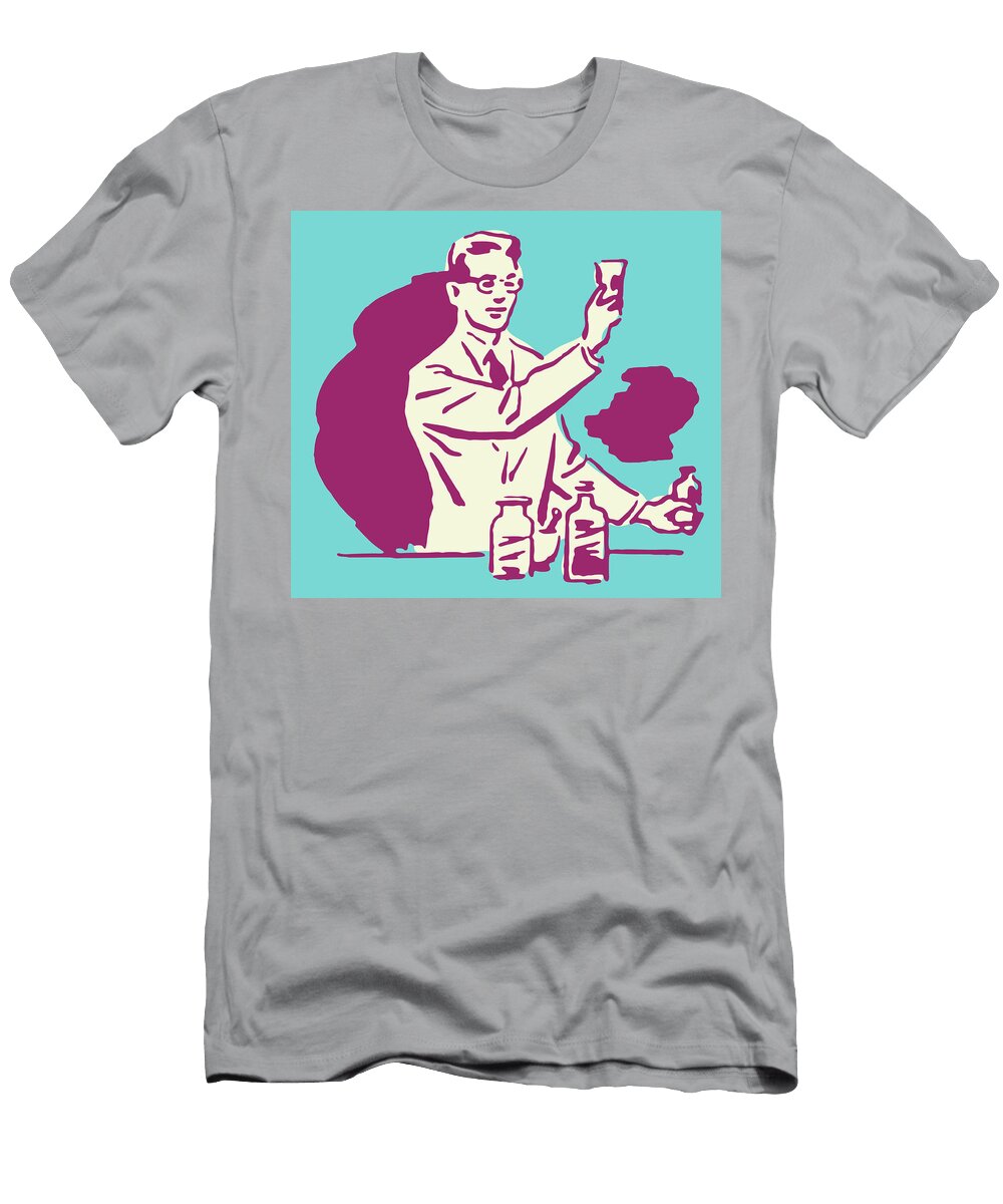 32 Scientist in Laboratory Csa Images T-Shirt