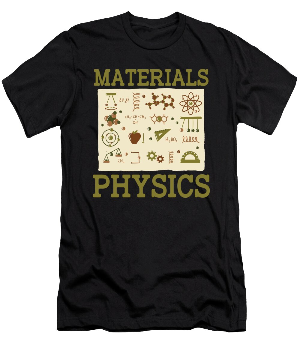 33 Physicist Science Scientist Applied Physics Crazy Squirrel T-Shirt