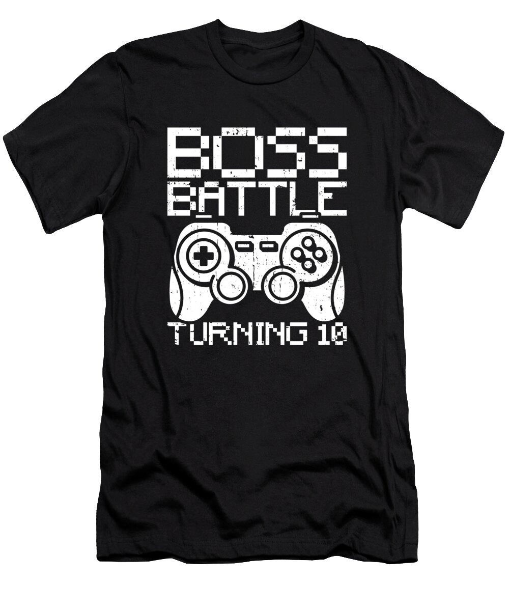 35 10 Year Old Gamer Video Games Gaming 10th Birthday Crazy Squirrel T-Shirt
