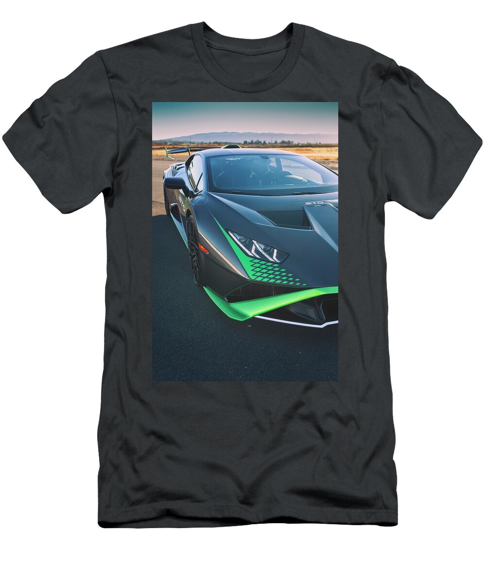 36 Lamborghini Huracan Sto Print Itzkirb Photography T-Shirt