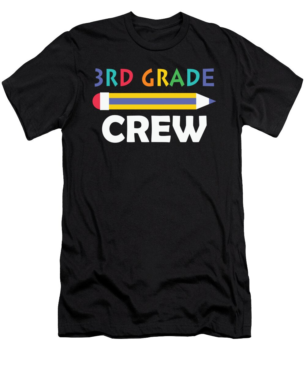 3rd Grade Crew Funny for 3rd Graders Licensed Art T-Shirt