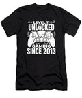 4 11 Year Old Gamer Gaming 11th Birthday Level 11 Unlocked Crazy Squirrel T-Shirt