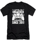 4 13 Year Old Gamer Gaming 13th Birthday Level 13 Unlocked Crazy Squirrel T-Shirt