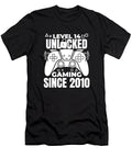 4 14 Year Old Gamer Gaming 14th Birthday Level 14 Unlocked Crazy Squirrel T-Shirt