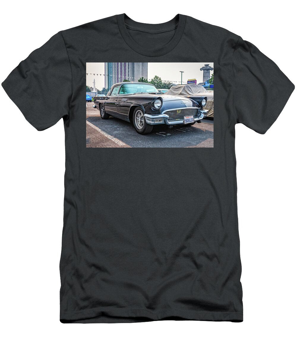 4 1957 Ford Thunderbird Convertible Roadster Gestalt Imagery T-Shirt