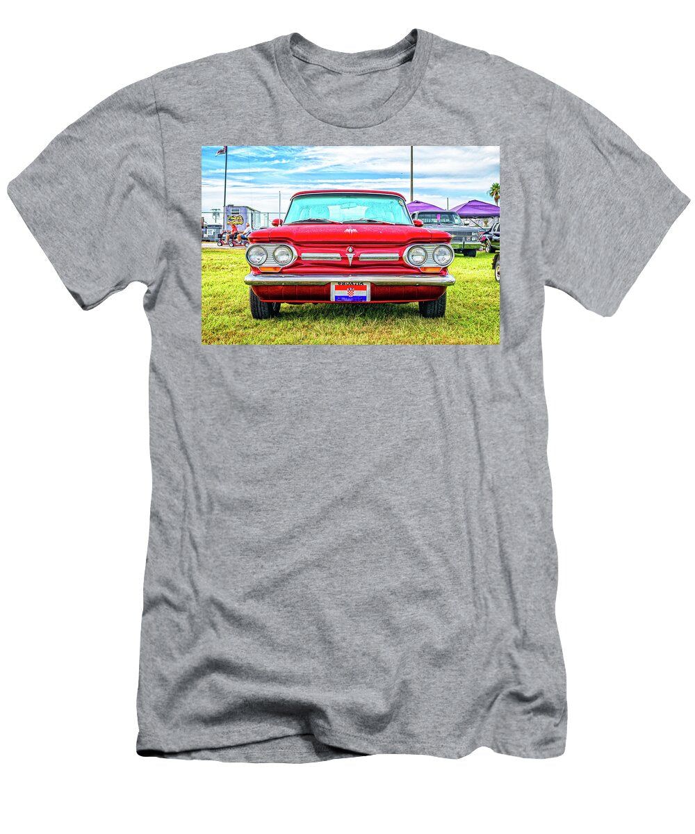4 1962 Chevrolet Corvair Monza Spyder 900 Turbocharged Convertible Gestalt Imagery T-Shirt