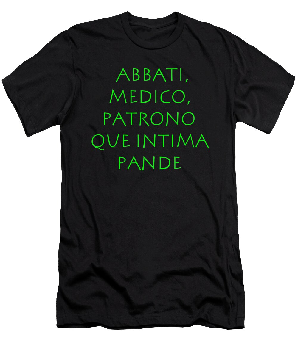 4 Abbati Medico Patrono Que Intima Pande Vidddie Publyshd T-Shirt