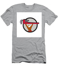 4 Bald Eagle Plumber Monkey Wrench Circle Cartoon Aloysius Patrimonio T-Shirt