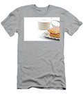 4 Belgium Waffers with Sugar Powder on Ceramic Plate and Strainer Liss Art Studio T-Shirt