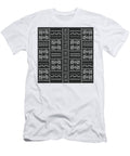 4 Black and White Tribal Ethnic Pattern with Geometric Elements T Jelena Obradovic T-Shirt