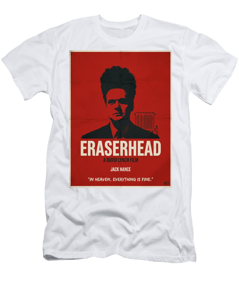 4 Eraserhead Minimal Movie Poster Retro Film Poster Vintage 1977 Sampadart Gallery T-Shirt