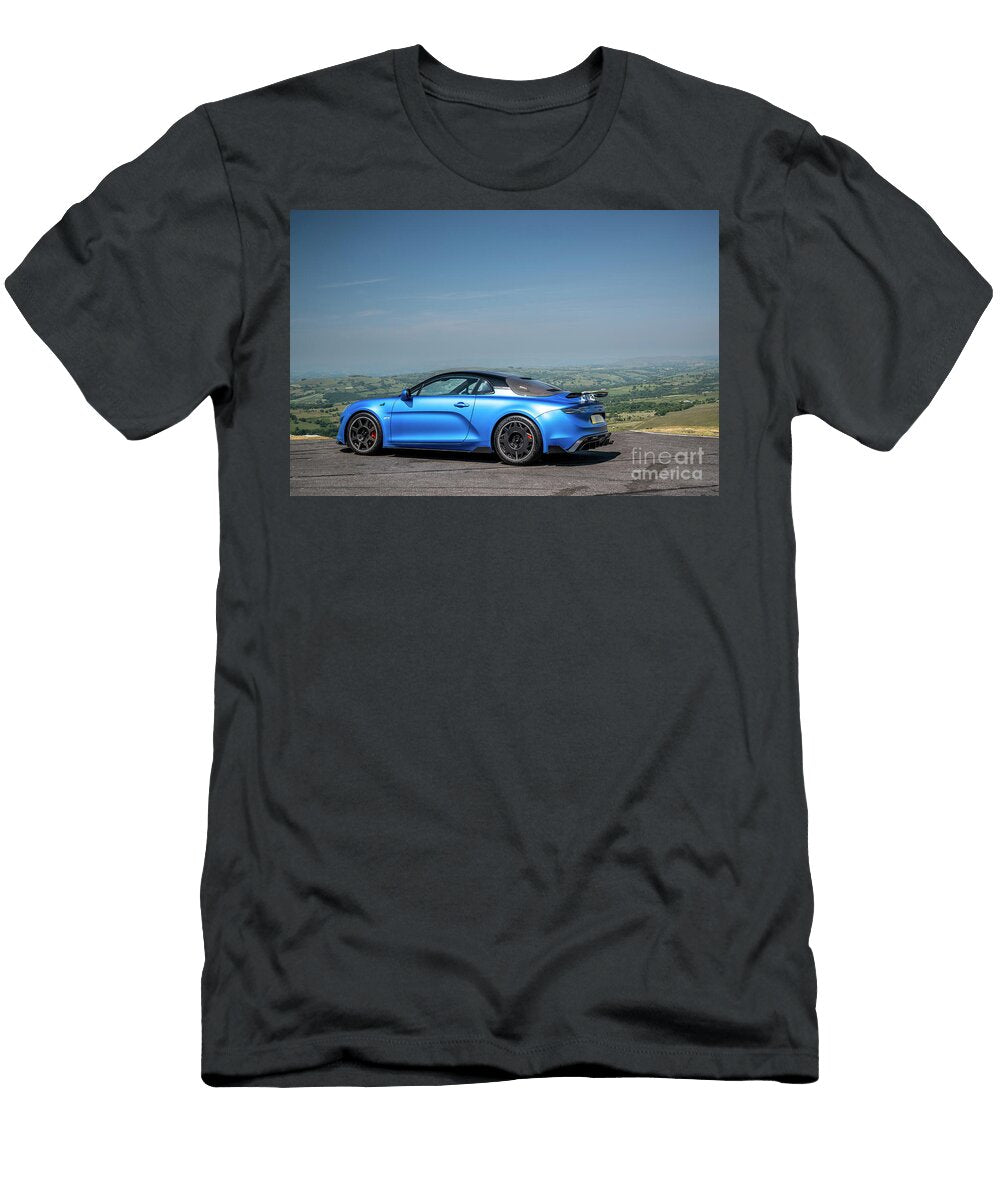 4 Exclusive French Sport Car Blue Alpine A110r Turini Coupe Turbocharged Engine 18 L Renault Tce M5pt Vladyslav Shapovalenko T-Shirt