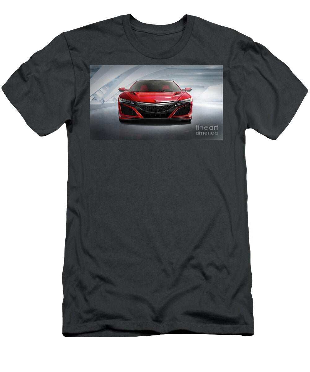 4 Exclusive Japanese Sports Car Red Acura Nsx Type S Coupe 35 V6 Twin Turbocharged Concept Vladyslav Shapovalenko T-Shirt
