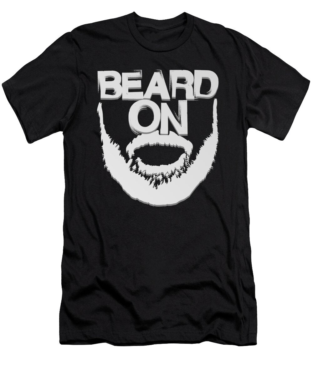 4 Funny Beard Facial Hair Manly Confident Man Gift Muc Designs T-Shirt