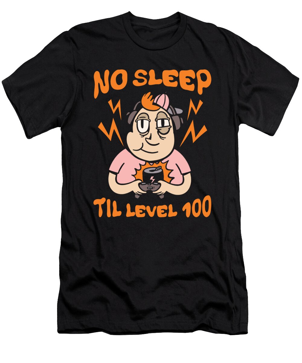 4 Funny Gaming Gamer Video Games Crazy Squirrel T-Shirt
